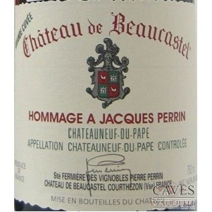 CHATEAUNEUF DU PAPE ROUGE Hommage à J. Perrin 2011